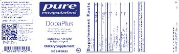 Pure Encapsulations DopaPlus - supplement