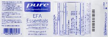 Pure Encapsulations EFA Essentials - supplement