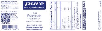 Pure Encapsulations EFA Essentials - supplement