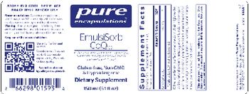 Pure Encapsulations EmulsiSorb CoQ10 - supplement
