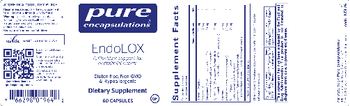 Pure Encapsulations EndoLOX - supplement
