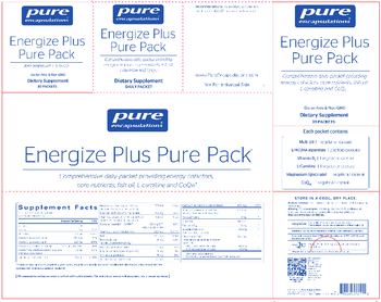 Pure Encapsulations Energize Plus Pure Pack - supplement