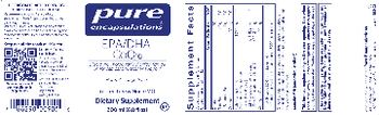 Pure Encapsulations EPA/DHA CoQ10 Natural Orange Flavor - supplement