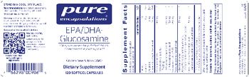 Pure Encapsulations EPA/DHA-Glucosamine - supplement