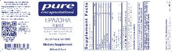 Pure Encapsulations EPA/DHA Liquid - supplement