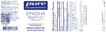 Pure Encapsulations EPA/DHA Vegetarian - supplement