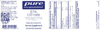 Pure Encapsulations EPA Ultimate - supplement