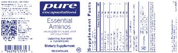 Pure Encapsulations Essential Aminos - supplement