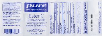 Pure Encapsulations Ester-C & Flavonoids - supplement