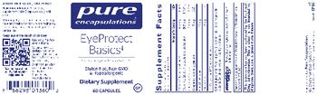 Pure Encapsulations EyeProtect Basics - supplement