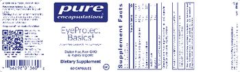 Pure Encapsulations EyeProtect Basics - supplement