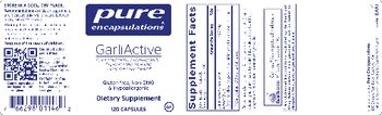 Pure Encapsulations GarliActive - supplement