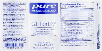 Pure Encapsulations G.I. Fortify - supplement