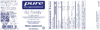 Pure Encapsulations G.I. Fortify (Capsules) - supplement