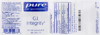 Pure Encapsulations G.I. Integrity - supplement