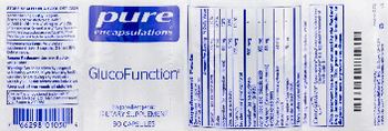 Pure Encapsulations GlucoFunction - supplement