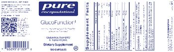 Pure Encapsulations GlucoFunction - supplement