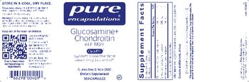 Pure Encapsulations Glucosamine+ Chondroitin with MSM - supplement