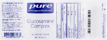 Pure Encapsulations Glucosamine Complex - supplement