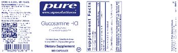 Pure Encapsulations Glucosamine HCl - supplement