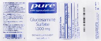 Pure Encapsulations Glucosamine Sulfate 1,000 mg - supplement