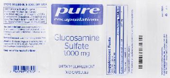 Pure Encapsulations Glucosamine Sulfate 1,000 mg - supplement