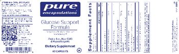 Pure Encapsulations Glucose Support Formula - supplement