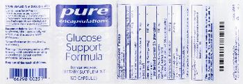 Pure Encapsulations Glucose Support Formula - supplement