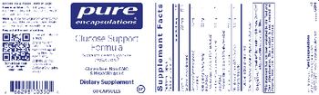 Pure Encapsulations Glucose Support Formula - supplement
