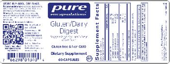 Pure Encapsulations Gluten/Dairy Digest - supplement