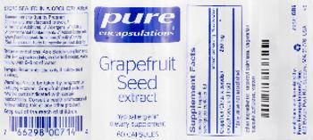 Pure Encapsulations Grapefruit Seed Extract - supplement