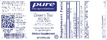 Pure Encapsulations Green Tea Extract - supplement