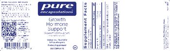 Pure Encapsulations Growth Hormone Support - supplement