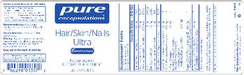 Pure Encapsulations Hair/Skin/Nails Ultra - supplement