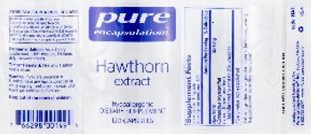 Pure Encapsulations Hawthorn Extract - supplement