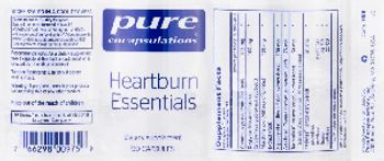 Pure Encapsulations Heartburn Essentials - supplement