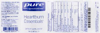 Pure Encapsulations Heartburn Essentials - supplement