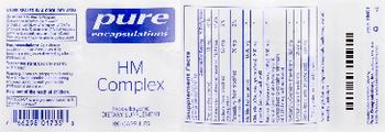 Pure Encapsulations HM Complex - supplement