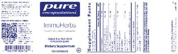 Pure Encapsulations ImmuHerbs - supplement