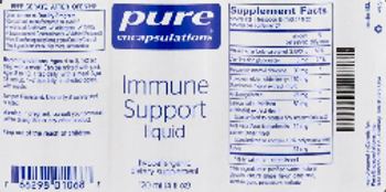 Pure Encapsulations Immune Support Liquid - supplement