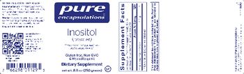 Pure Encapsulations Inositol - supplement