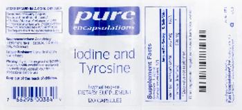 Pure Encapsulations Iodine and Tyrosine - supplement