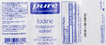 Pure Encapsulations Iodine (Potassium Iodide) - supplement