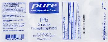 Pure Encapsulations IP6 (Inositol Hexaphosphate) - supplement