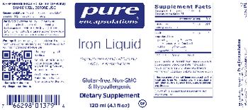 Pure Encapsulations Iron Liquid - supplement