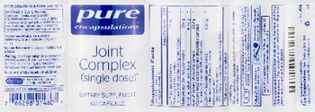 Pure Encapsulations Joint Complex (Single Dose) - supplement