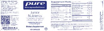 Pure Encapsulations Junior Nutrients - supplement