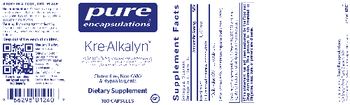 Pure Encapsulations Kre-Alkalyn - supplement
