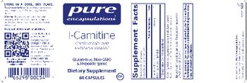 Pure Encapsulations L-Carnitine - supplement