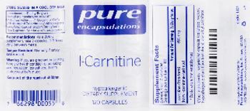 Pure Encapsulations L-Carnitine - supplement